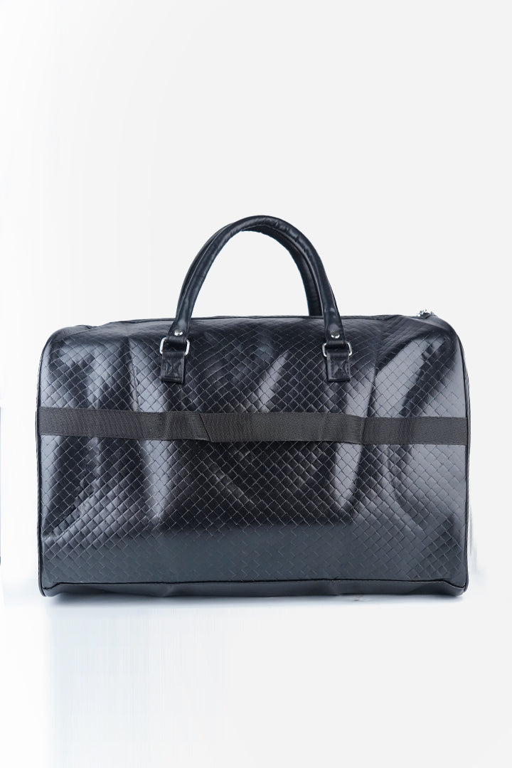 Quilted Duffle Bag - Black