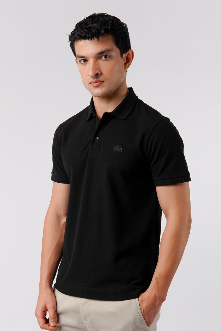 Regular Fit Polo Shirt - Black