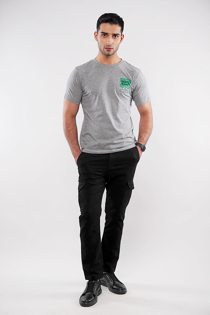 Graphic T-Shirt - Heather Grey
