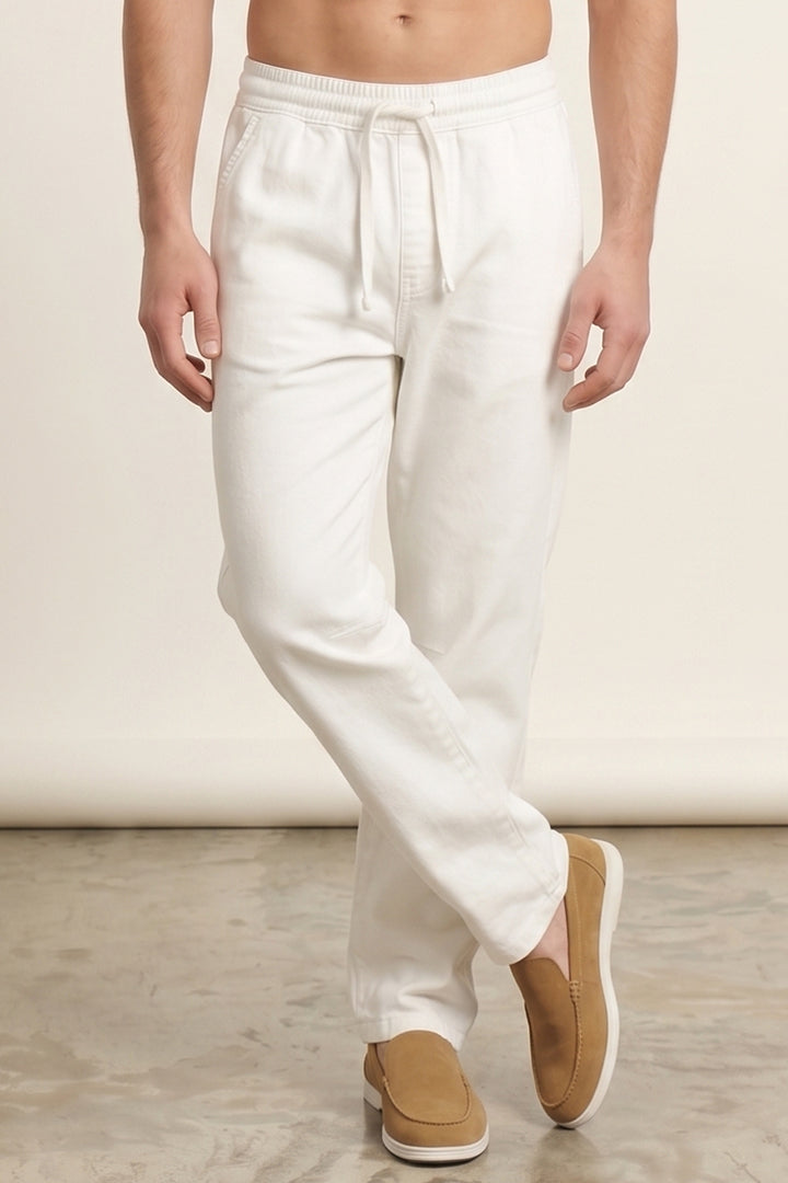 Jogger Pants - White
