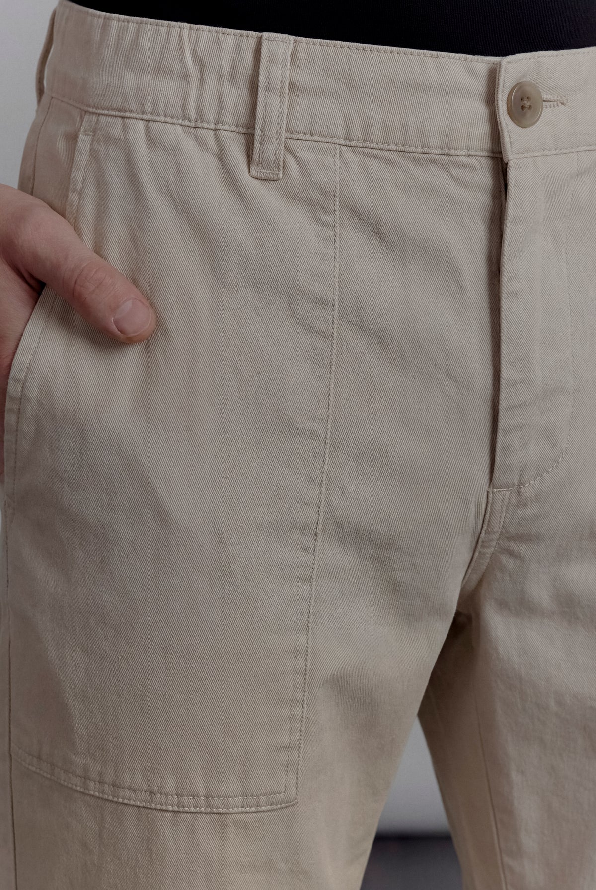 Classic Straight Pants - Sand - FA alternate view