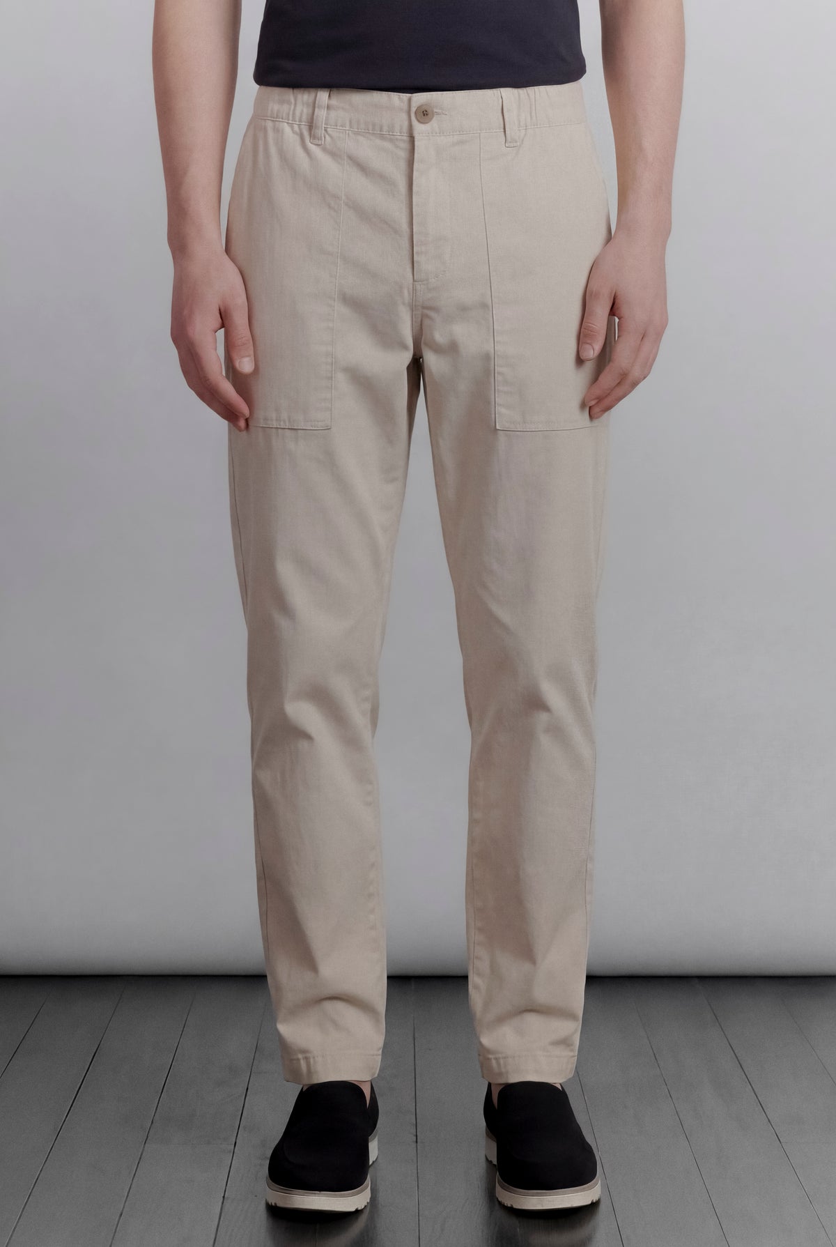 Classic Straight Pants - Sand - FA