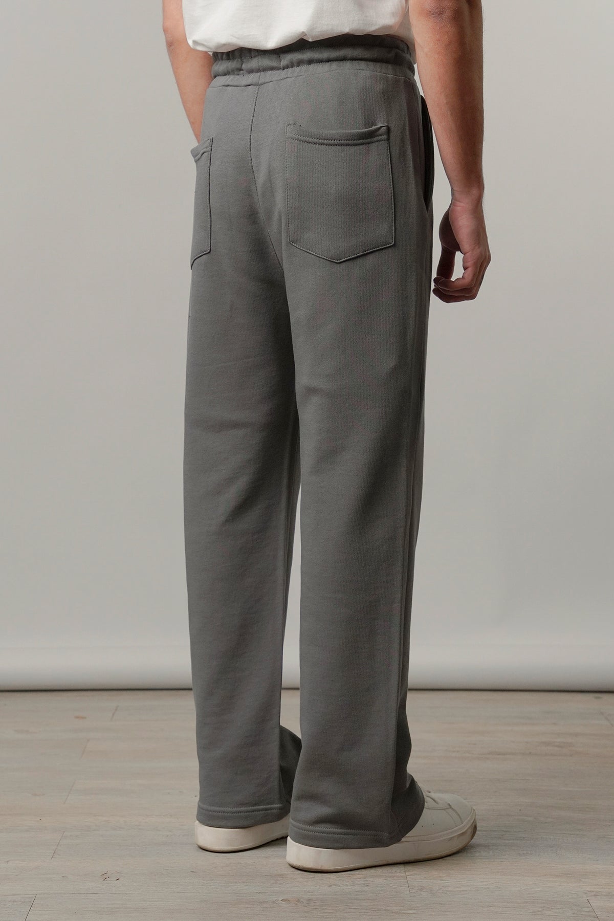 Pintex Jogger Pants - Grey