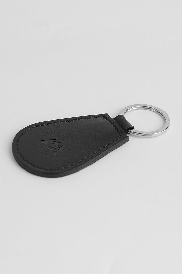 Leather Keychain - Black