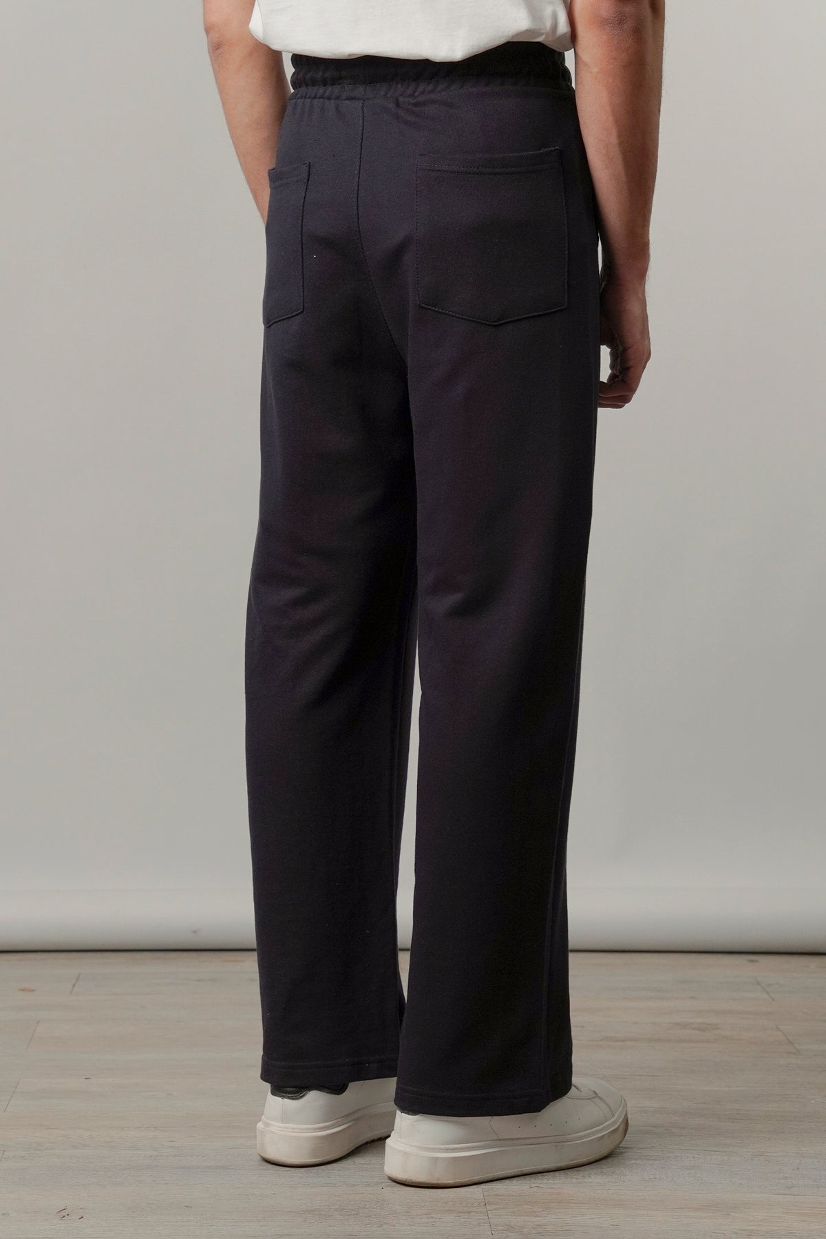 Pintex Jogger Pants - Navy Blue