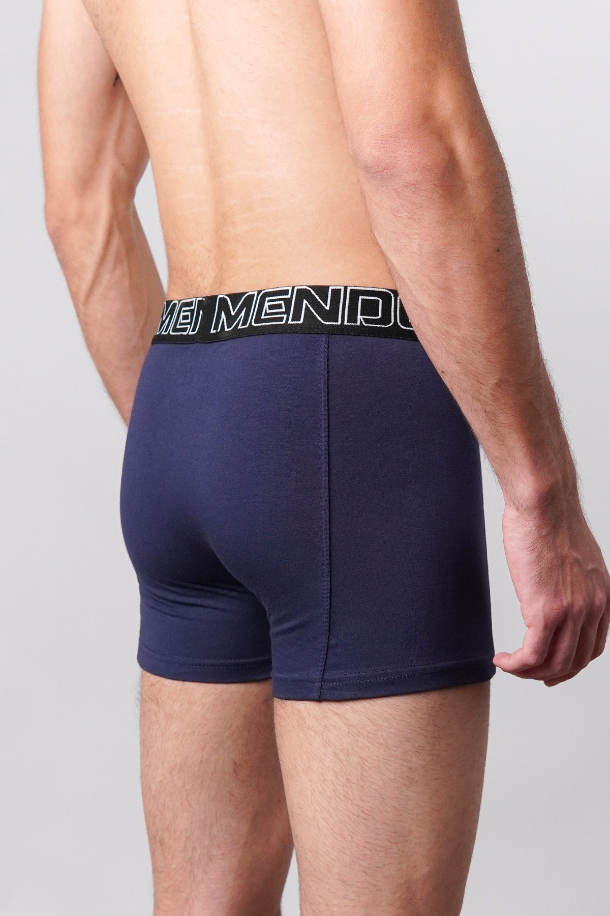 Boxer Briefs - Grey, Black & Navy Blue Pack Of 3