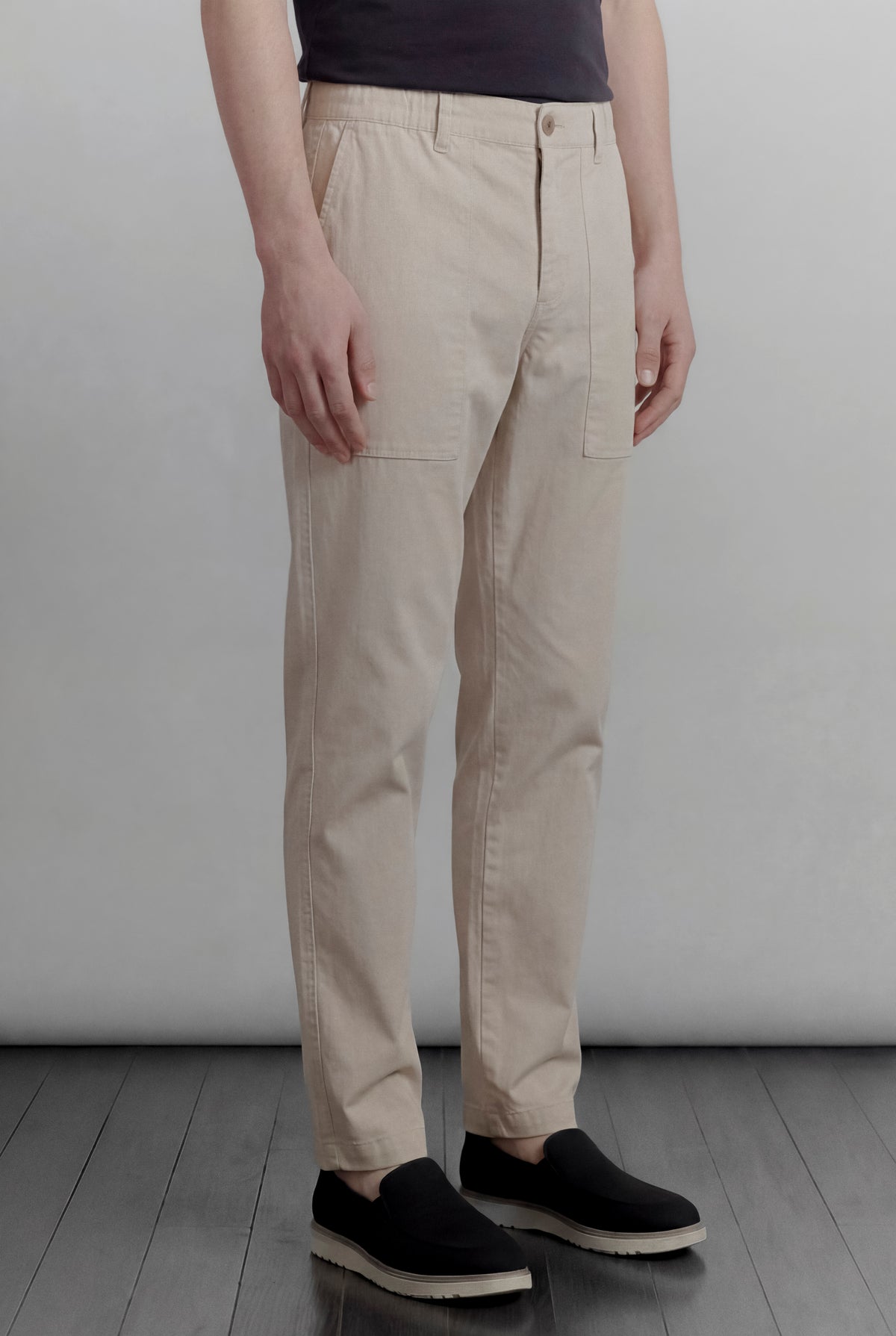 Classic Straight Pants - Sand