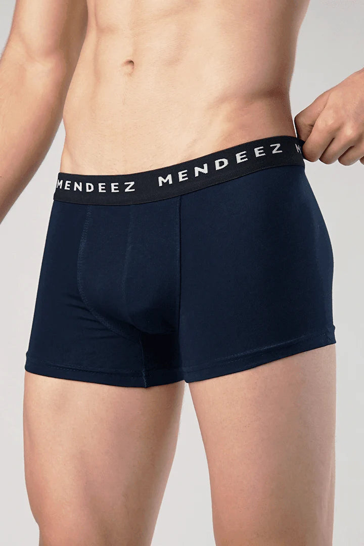 Boxer Trunks - Black, Navy Blue & Grey Pack Of 3