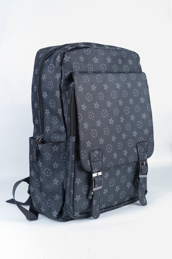 Monogram Heritage Satchel Backpack - Charcoal Black alternate view