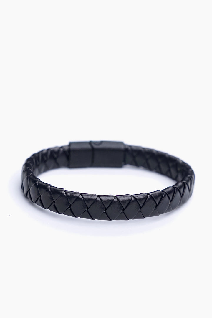 Classic Black Braided Bracelet