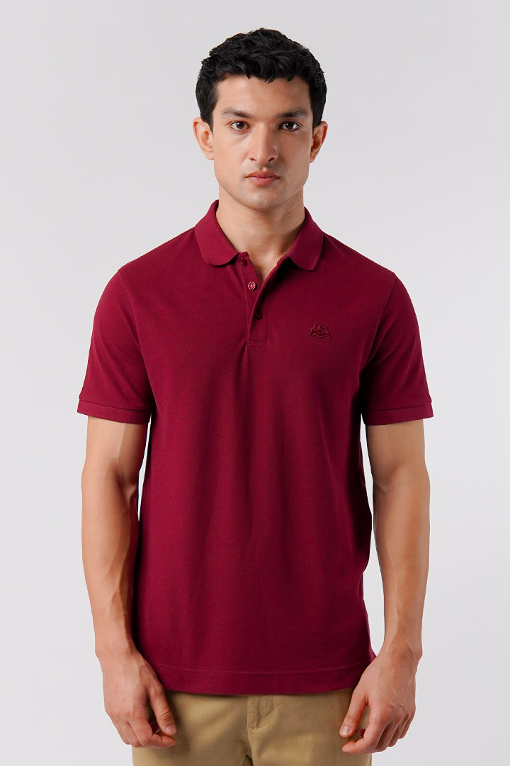 Regular Fit Polo Shirt - Maroon