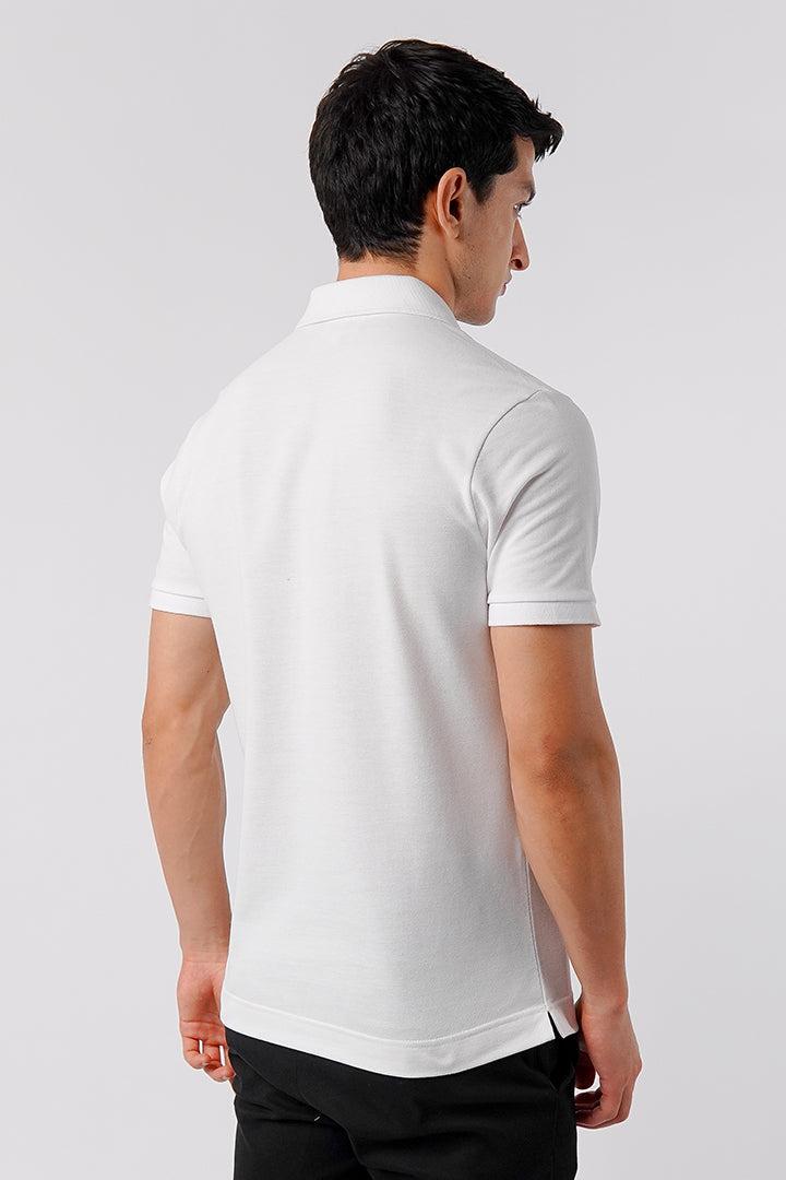 Regular Fit Polo Shirt - White - FA