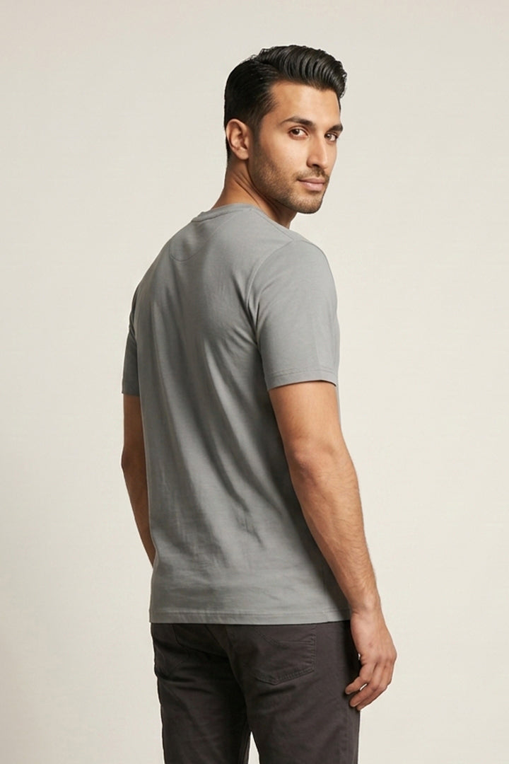 Crew Neck T-Shirt - Grey
