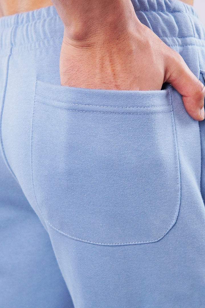 Terry Cargo Shorts - Light Blue - FA