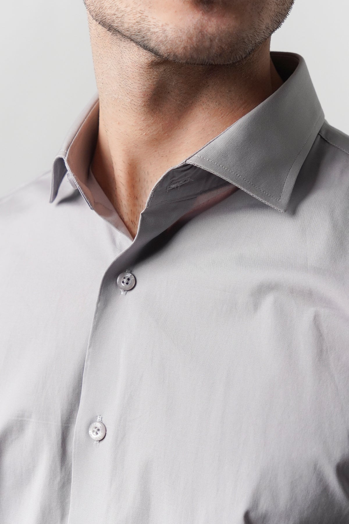 Plain Shirt - Grey alternate view