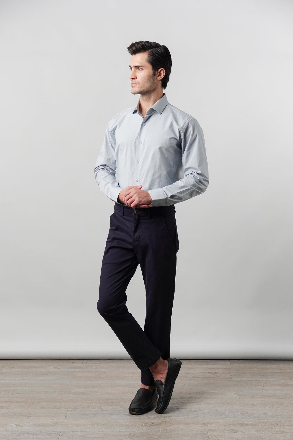 Plain Shirt - Slate Blue - FA