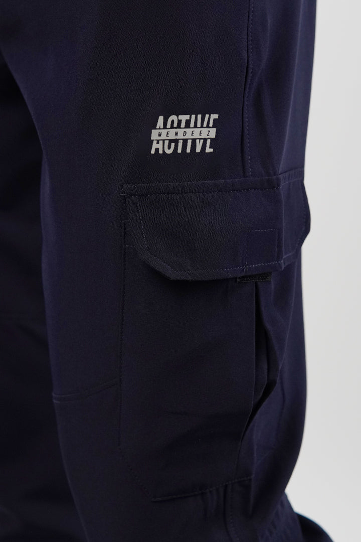 Cargo Jogger Pants - Navy Blue - FA