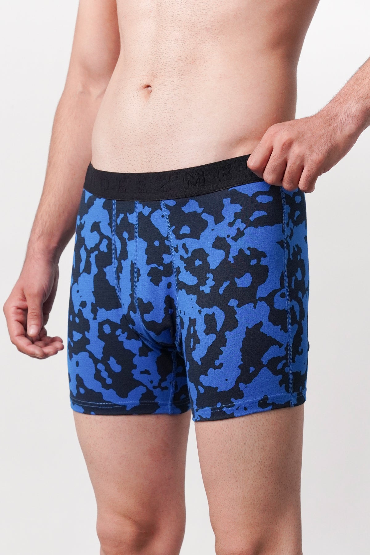 Printed All Day Boxers - Blue - FA