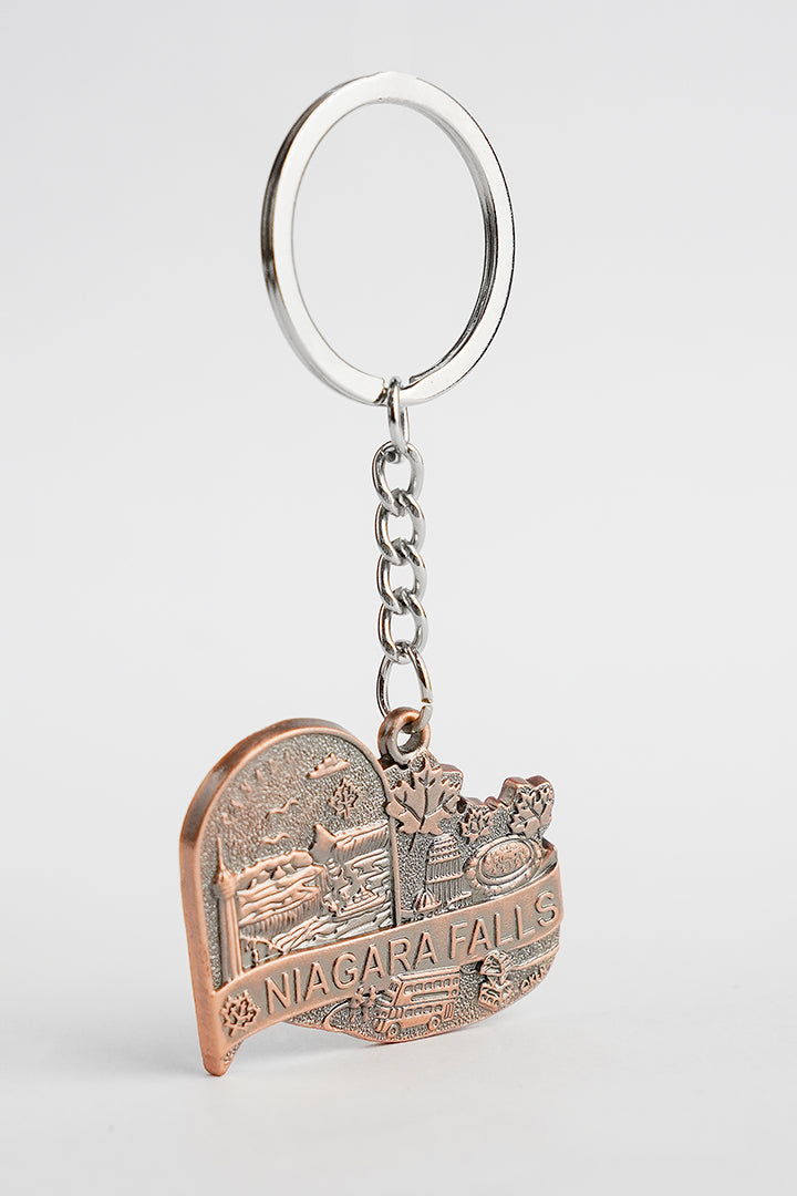 Niagara Falls Keychain - Copper