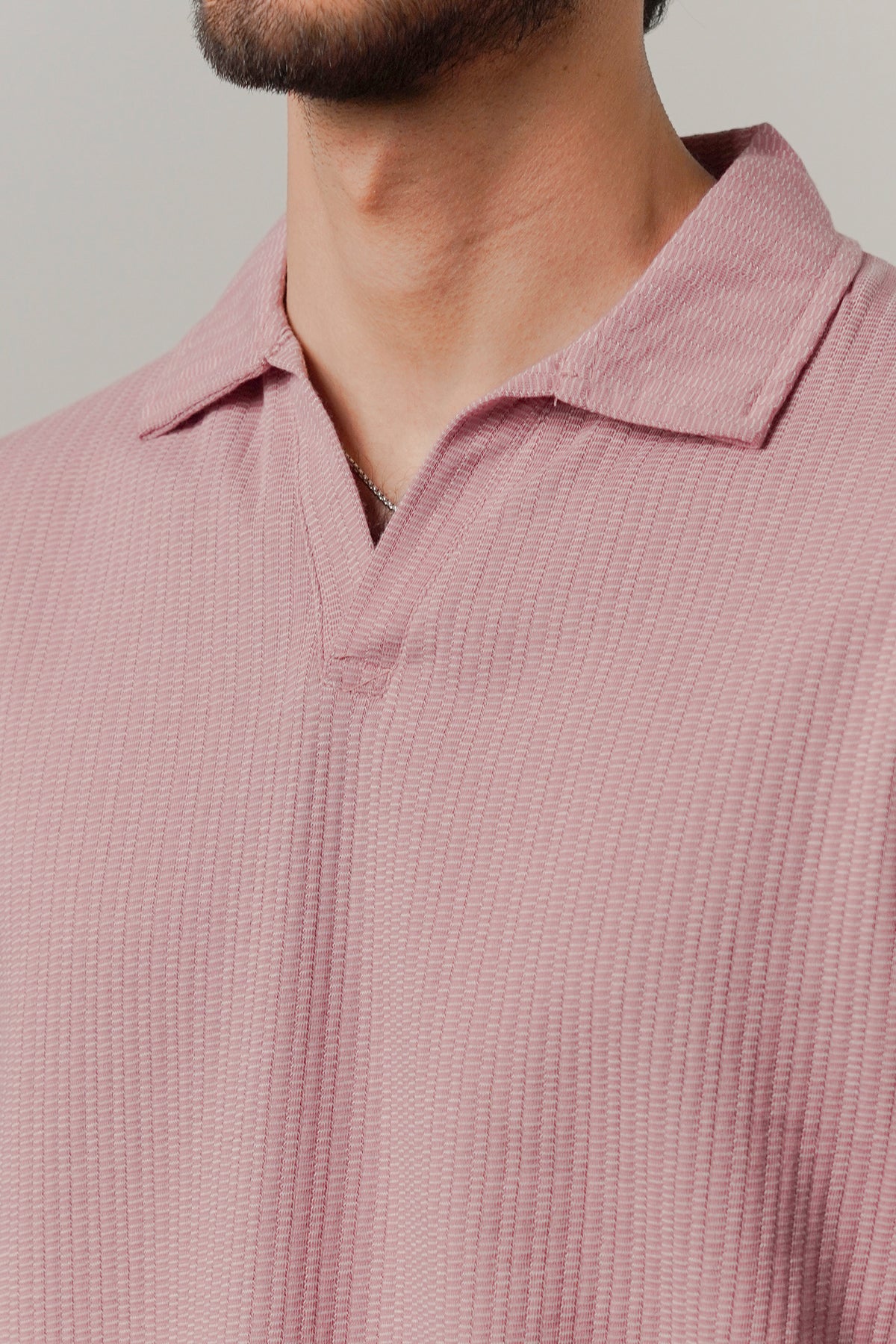 Johnny Collar Polo - Pink alternate view