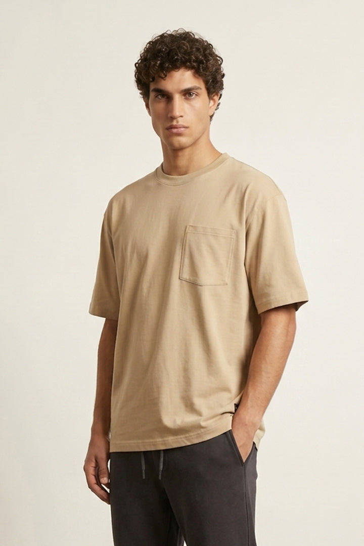 Beige Oversized T-Shirt alternate view