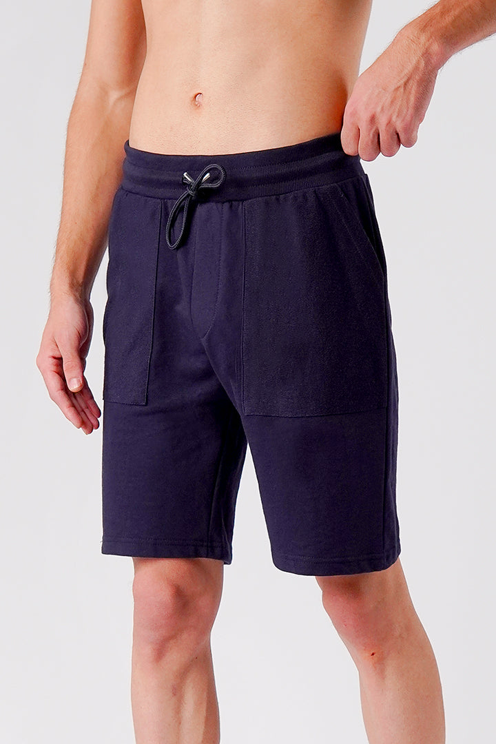 Terry Shorts - Navy Blue