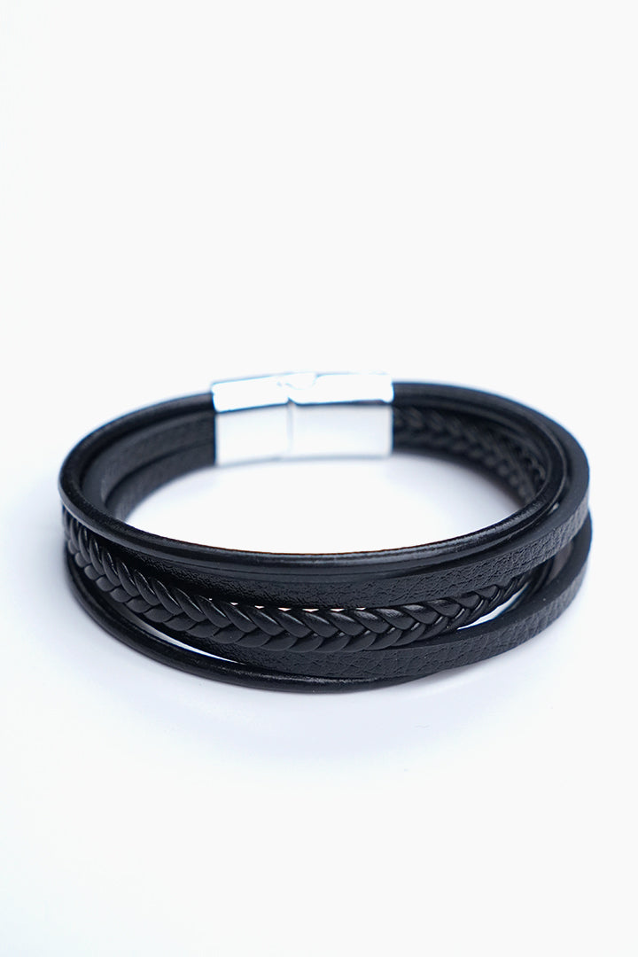 Multi-Strand Classic Black Bracelet