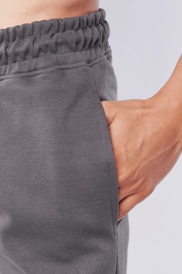 Terry Jogger Pants - Charcoal Grey alternate view