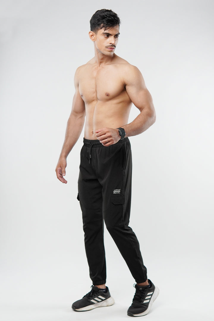 Cargo Jogger Pants - Black - FA