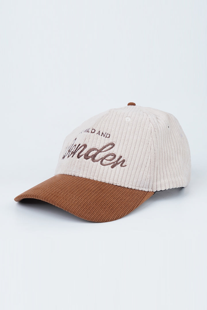 Corduroy Cap - Beige
