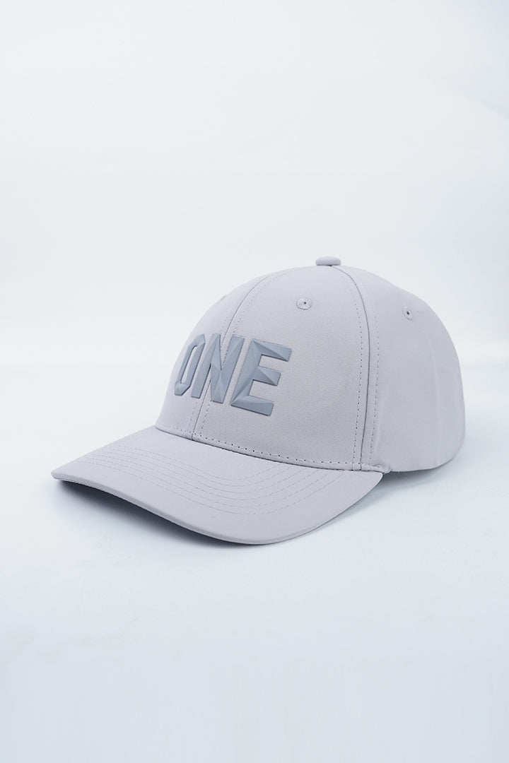 ONE Geometric Cap - Light Grey
