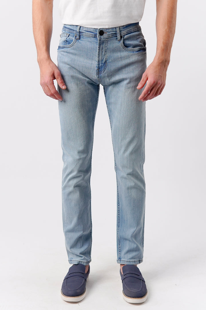 Crop Fit Denim - Sky Blue
