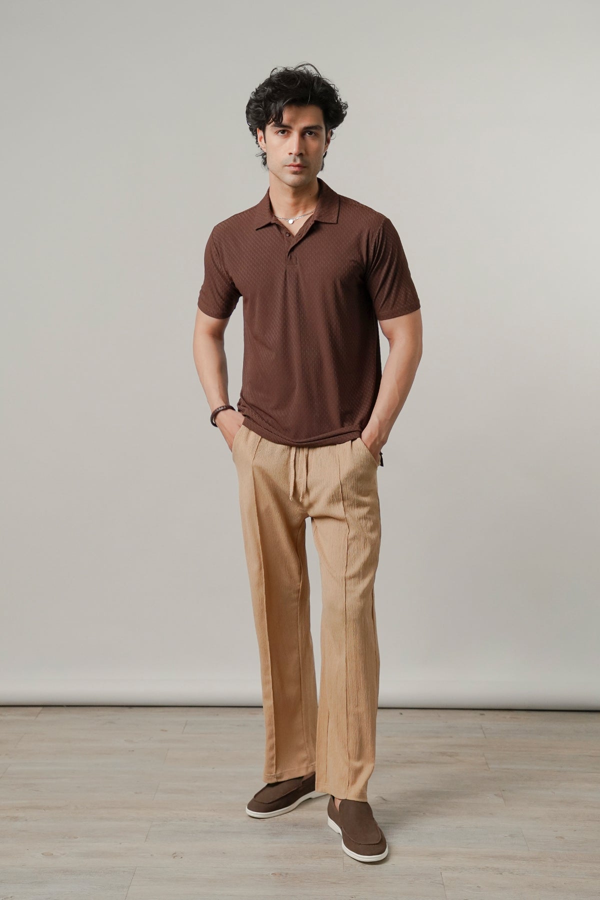 Sports Polo - Brown