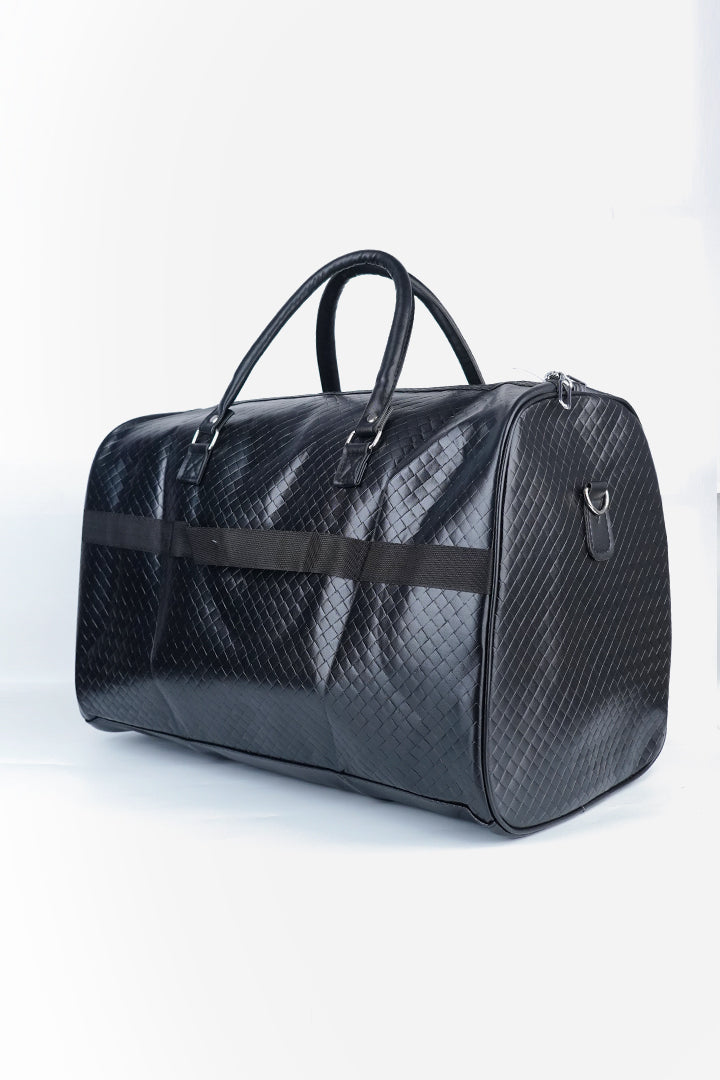 Quilted Duffle Bag - Black alternate view