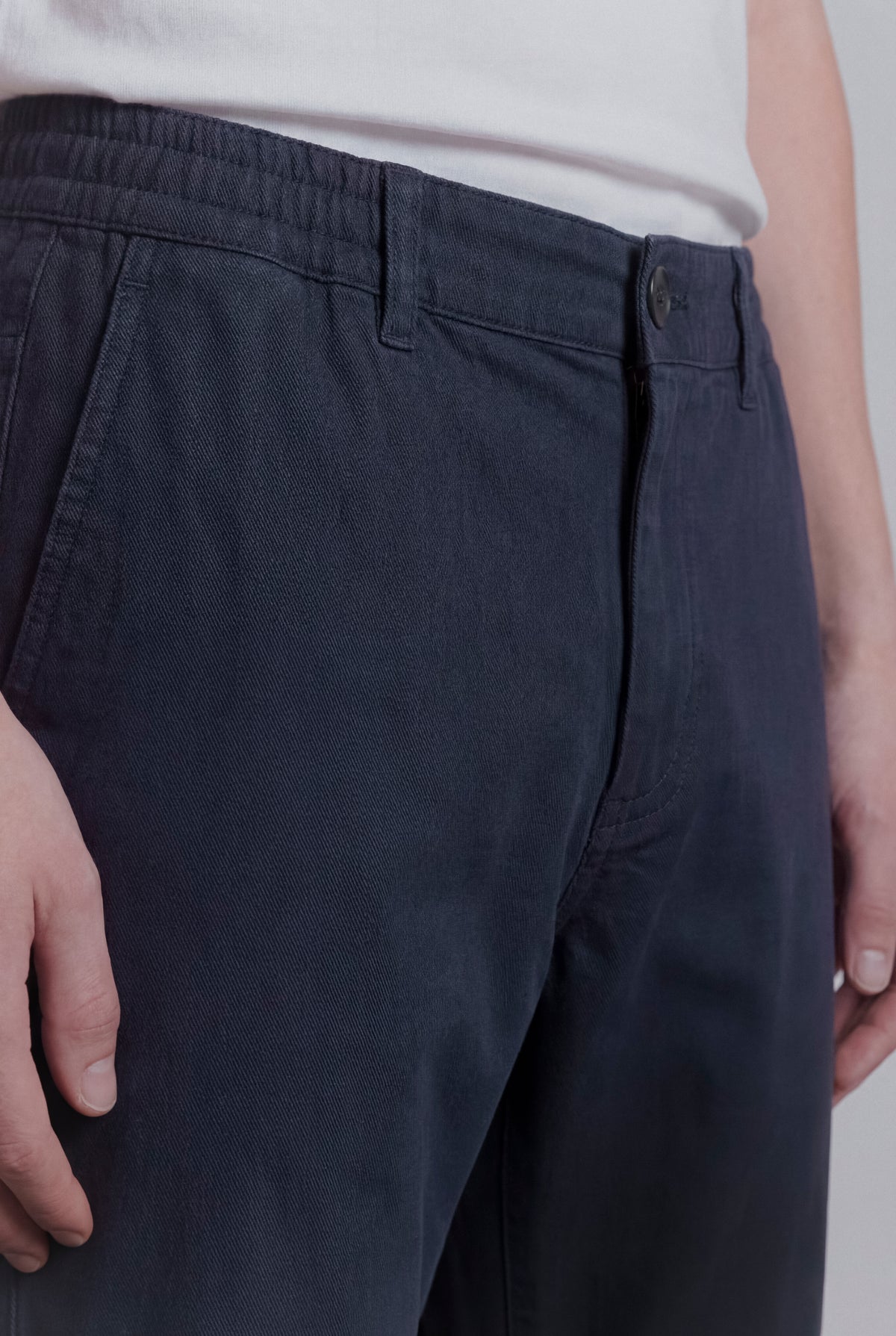 Pleated Pants - Navy Blue alternate view