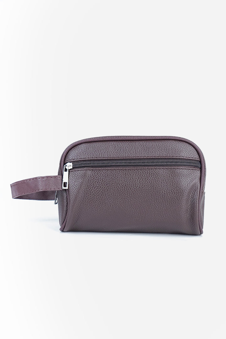 Heritage Leather Toiletry Pouch – Vintage Espresso