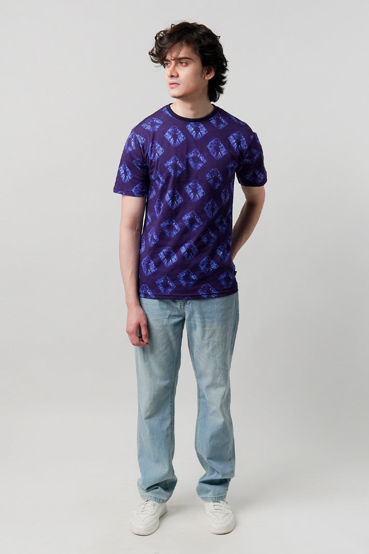 Printed T-Shirt - Purple