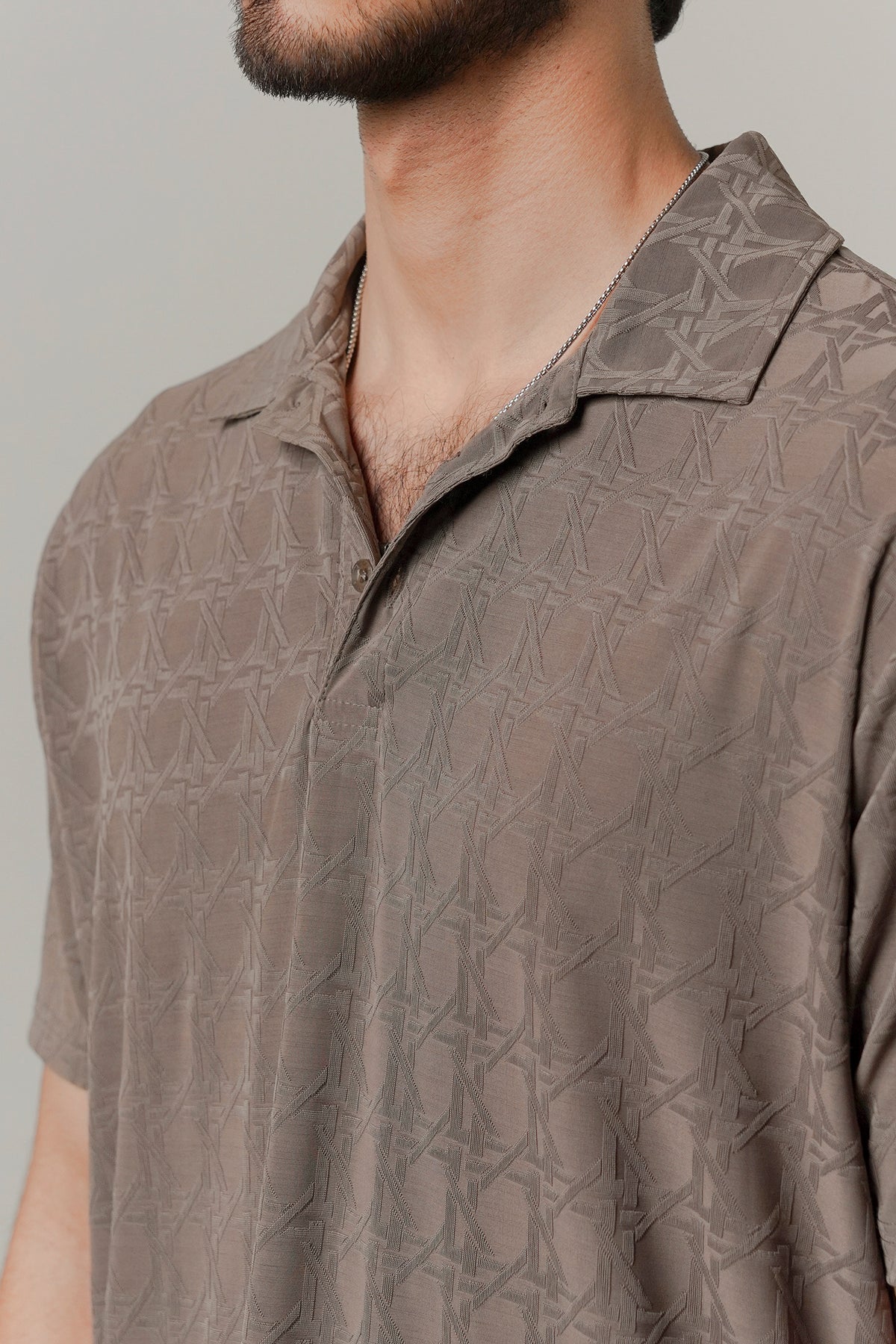 Sports Polo - Brownish Grey alternate view
