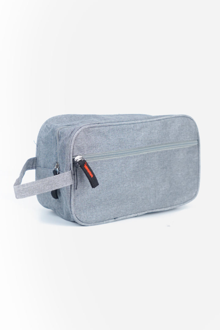 Vanguard Dual-Compartment Toiletry Kit – Ash Grey