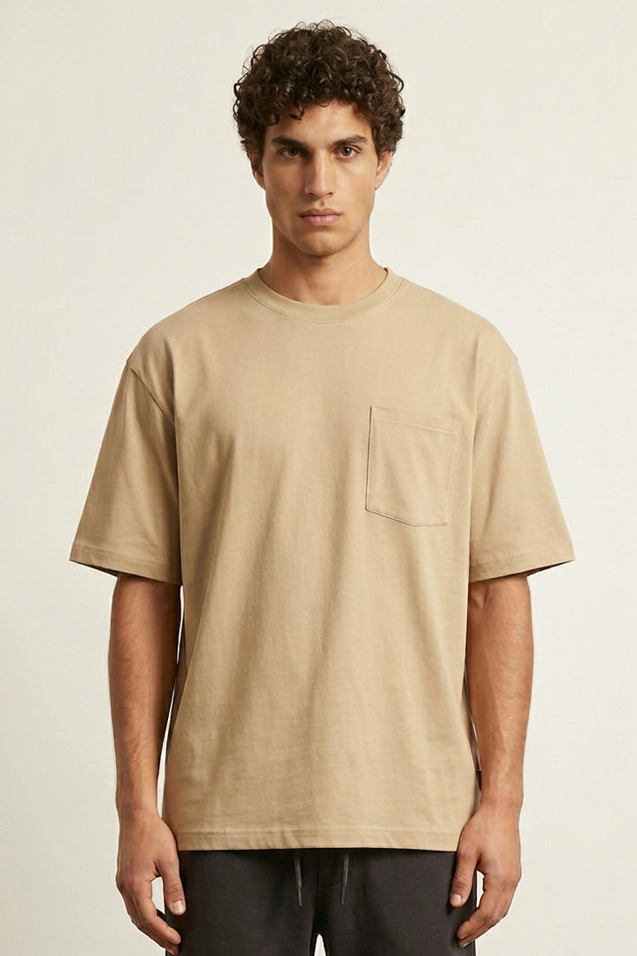 Beige Oversized T-Shirt