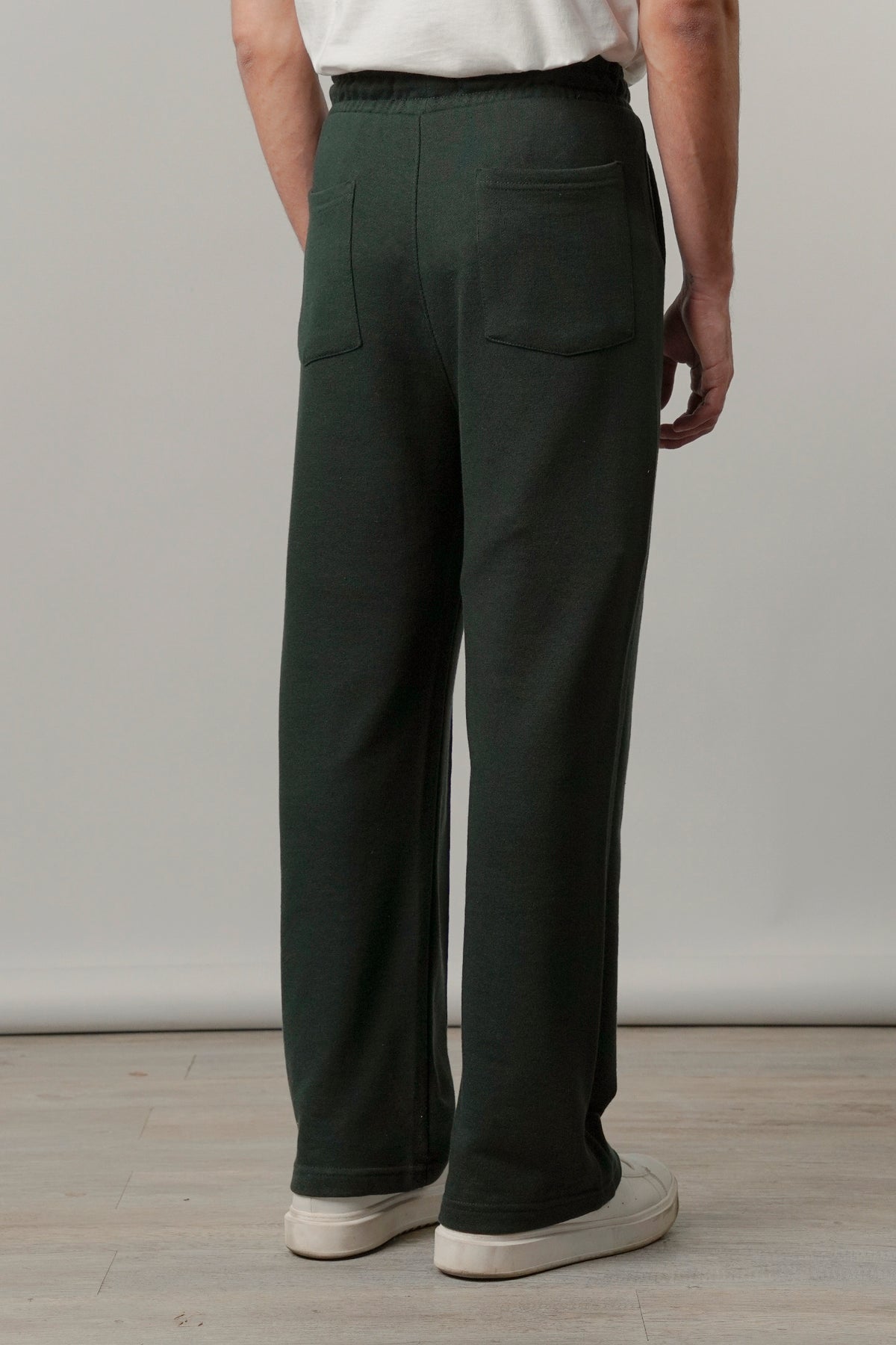 Pintex Jogger Pants - Bottle Green