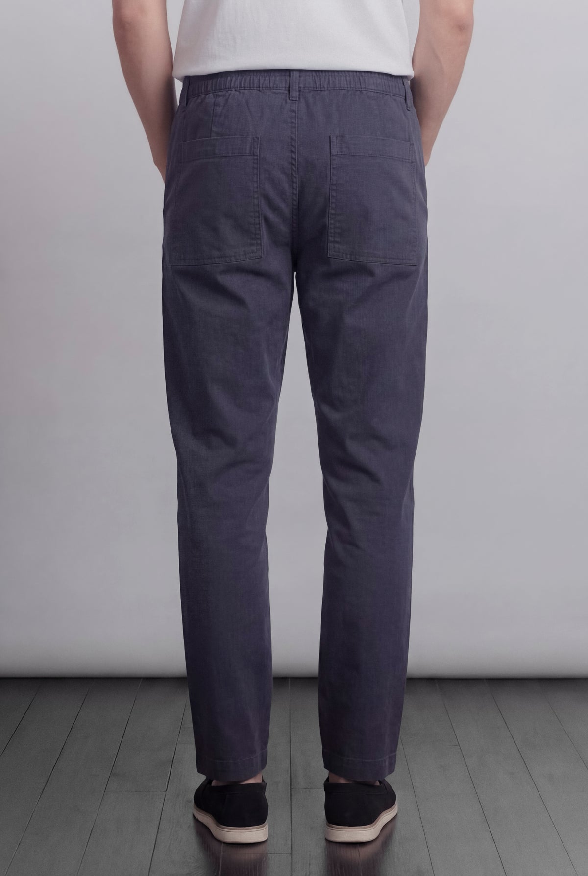 Classic Straight Pants - Navy Blue