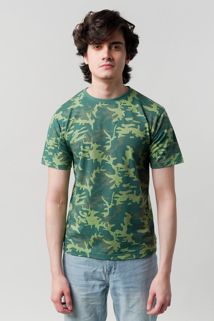 Printed T-Shirt - Camouflage
