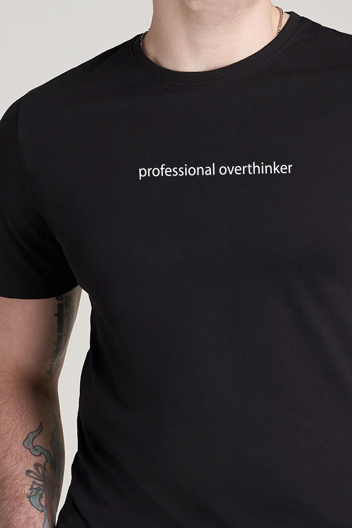 Printed Graphic Tee - Black alternate view
