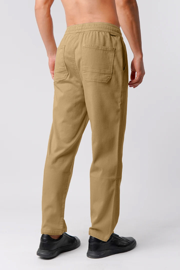Straight Jogger Pants - Khaki