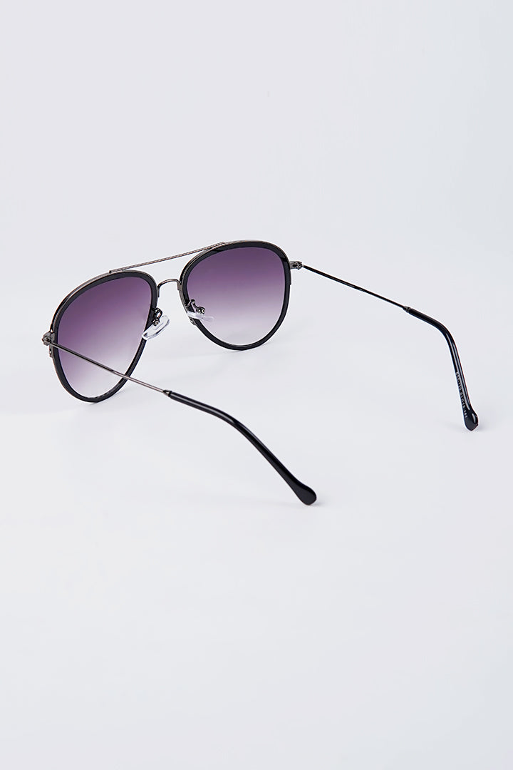 Aviator Sunglasses - Black alternate view