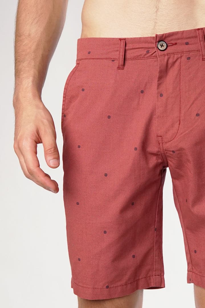 Rust Casual Shorts alternate view