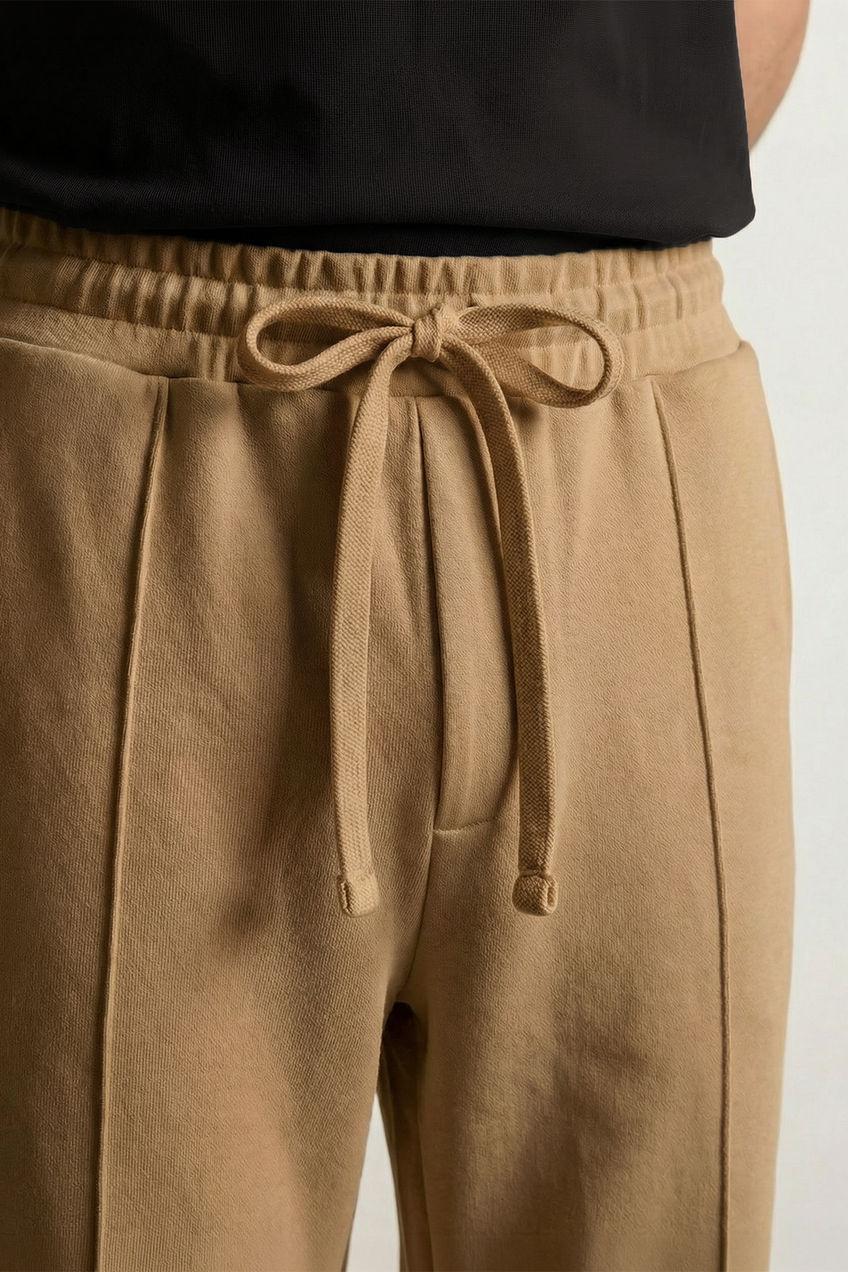 Pintex Jogger Pants - Camel alternate view