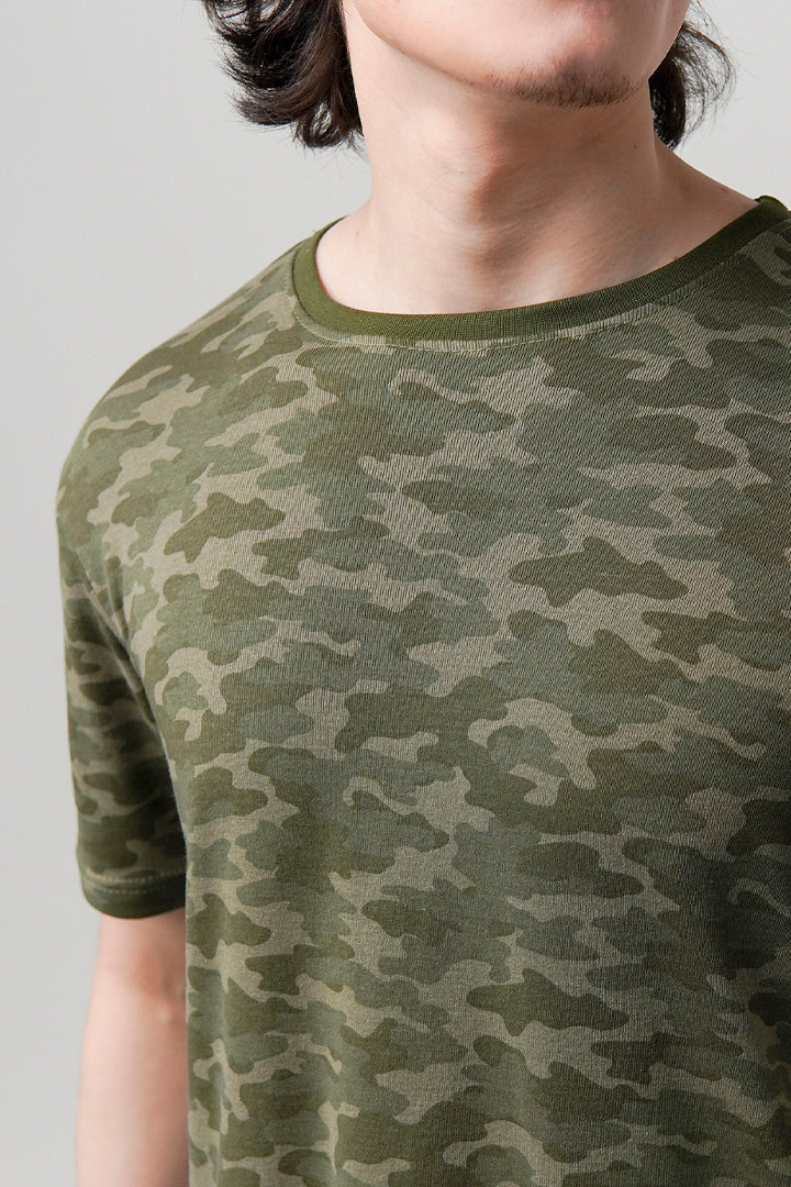 Printed T-Shirt - Camouflage alternate view