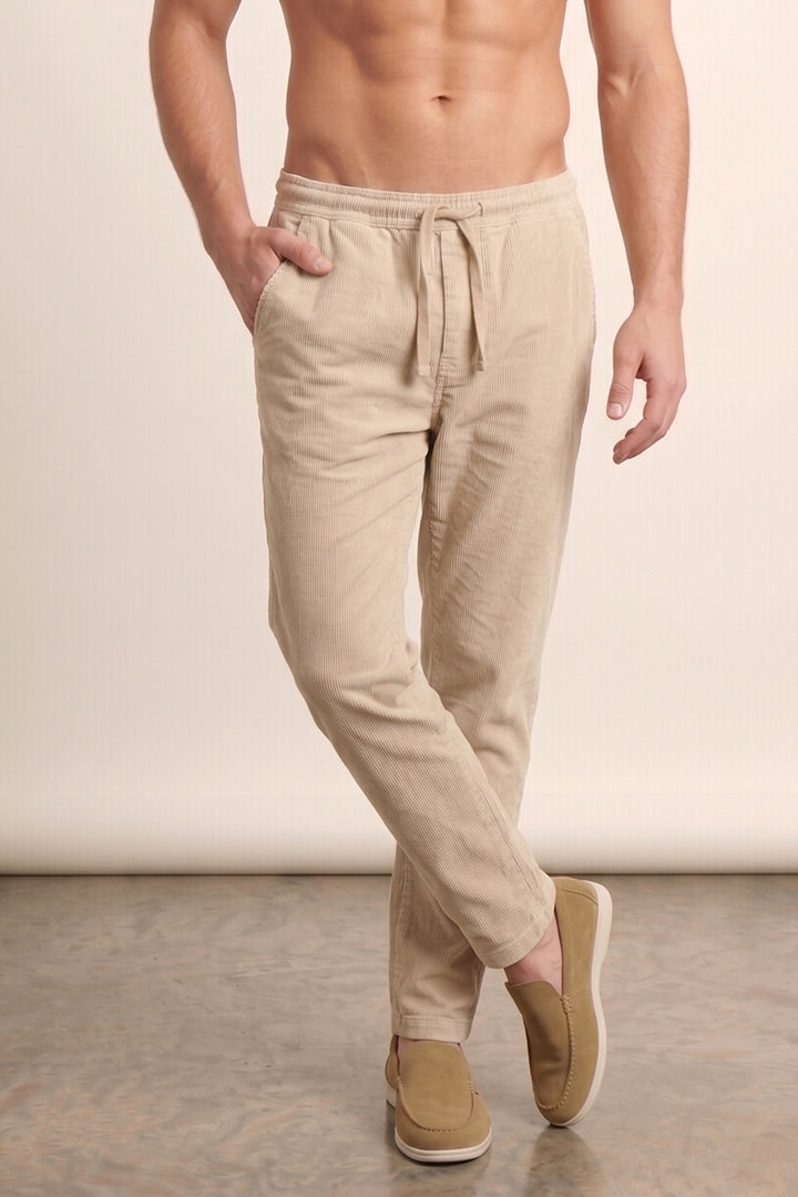 Jogger Pants - Beige